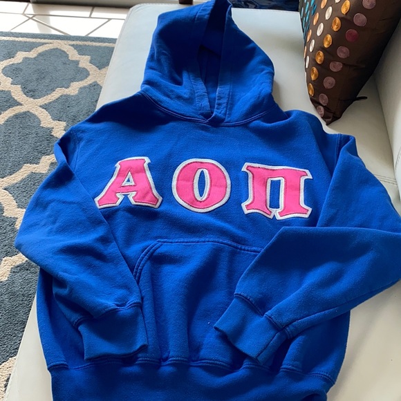 Gildan Sweaters - AOII Lettered Sweater